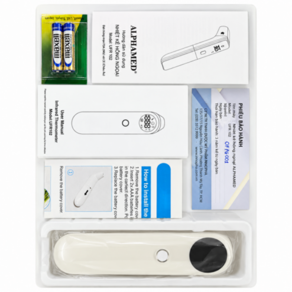 Nhiệt kế hồng ngoại Alphamed UFR102