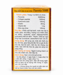 Nước uống làm đẹp da Placenta 50000 Akaza (Hộp 10 lọ)