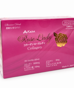 Nước uống làm đẹp da Rose Lady Collagen Akaza (Hộp 10 lọ)