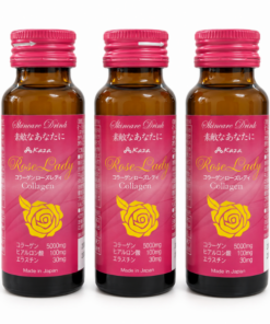Nước uống làm đẹp da Rose Lady Collagen Akaza (Hộp 10 lọ)